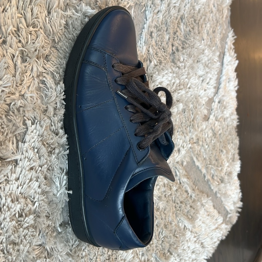 Saint Laurent SL01 sneakers in blue. - Picture 5 of 7